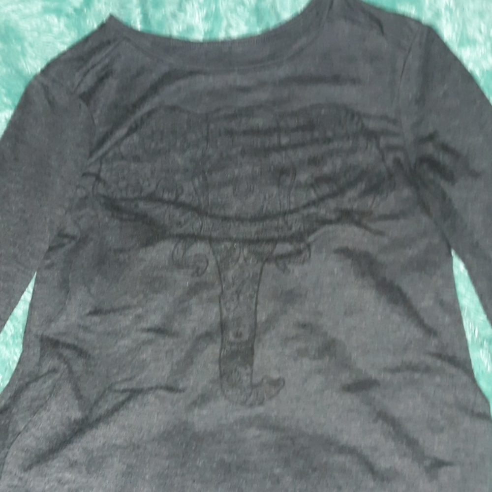 cute elephant light sweater shirt